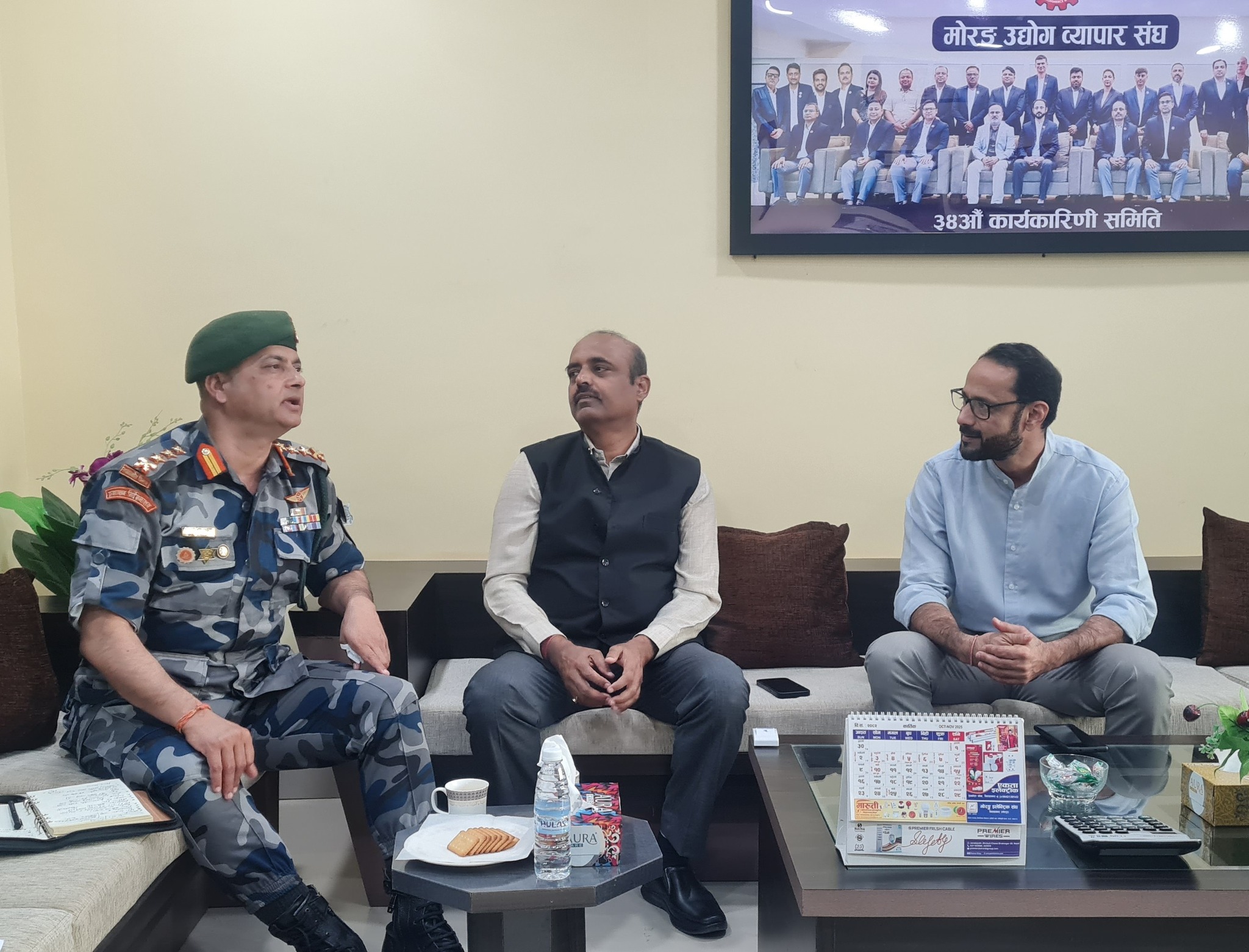 वरिष्ठ सशस्त्र प्रहरी उपरीक्षकज्यूसँग छलफल